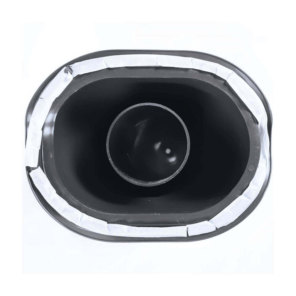 Труба вентиляционная VIOTTO d150мм h650мм для металлочерепицы RAL7024 серый графит утепленная вид снизу