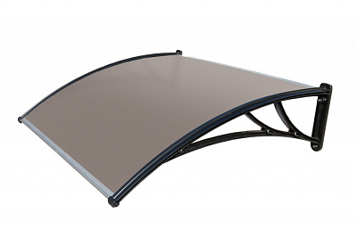 StopRain Козырек бронзовый (150х93х28) см фото Центр Металлокровли