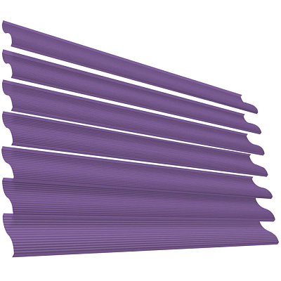 Ламель Еврожалюзи RAL4005 Сиреневый для заборов-жалюзи, беседок, пергол