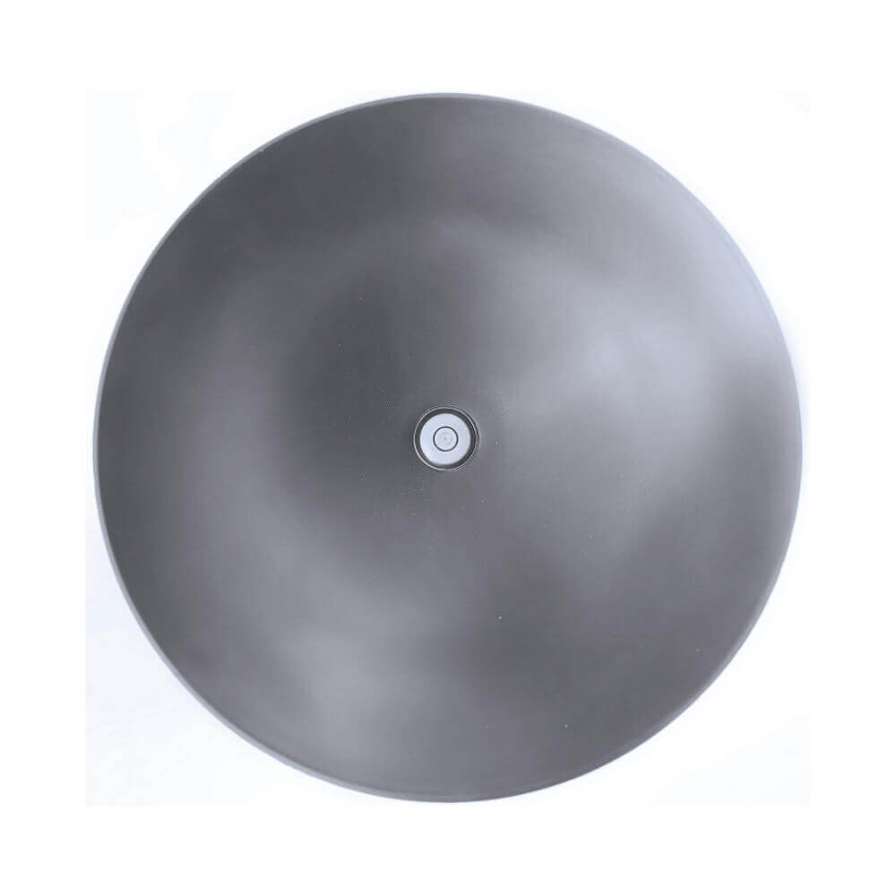 Труба вентиляционная VIOTTO d150мм h650мм для металлочерепицы RAL7024 серый графит утепленная вид сверху