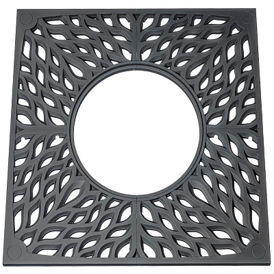 Приствольная решетка ПП ZKING CRUST 2х2м Черная