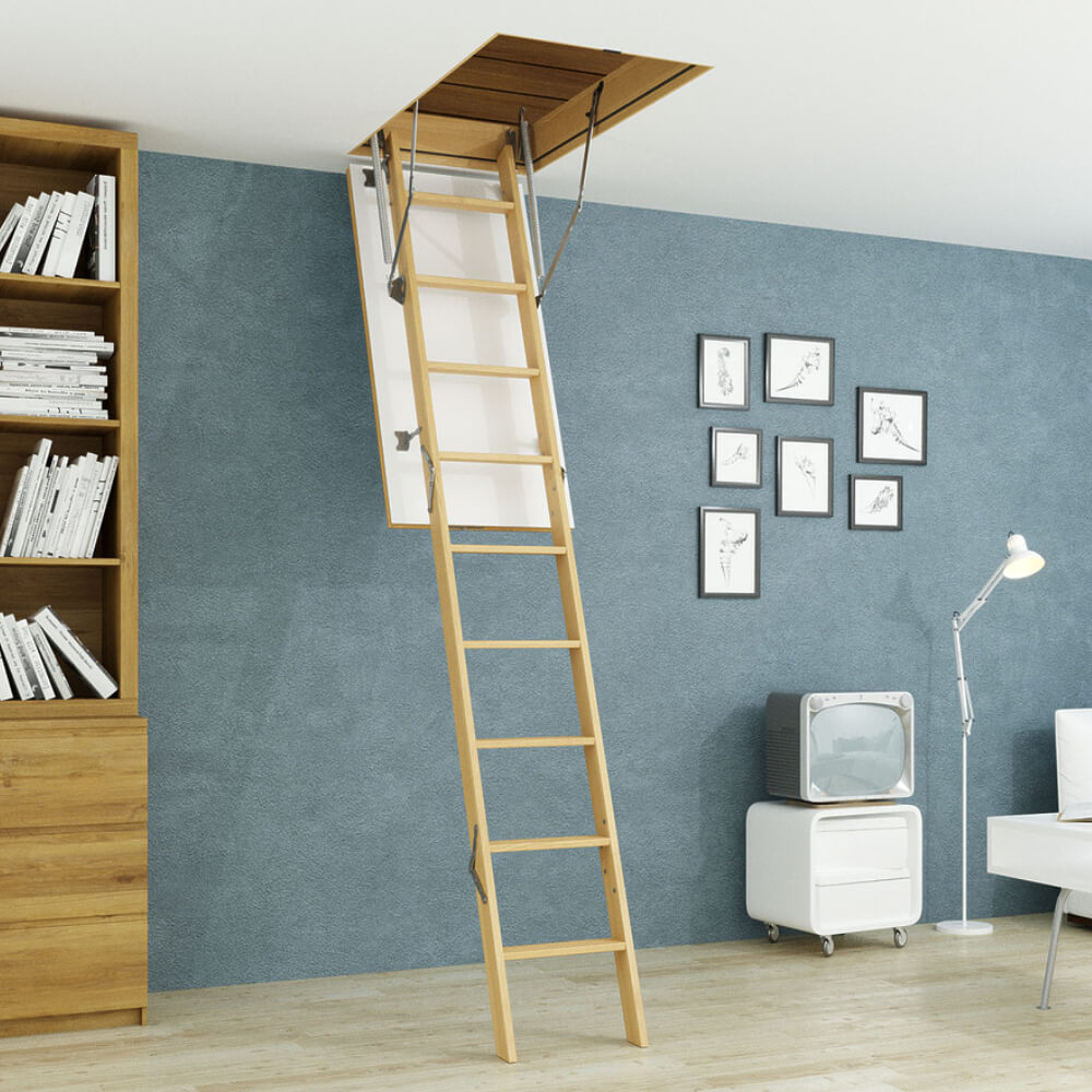 Лестница чердачная DOCKE STANDARD 60х120х280см фото