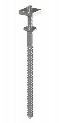 Шпилька специальная с гайкой 120 Дёке ЛЮКС фото Центр Металлокровли