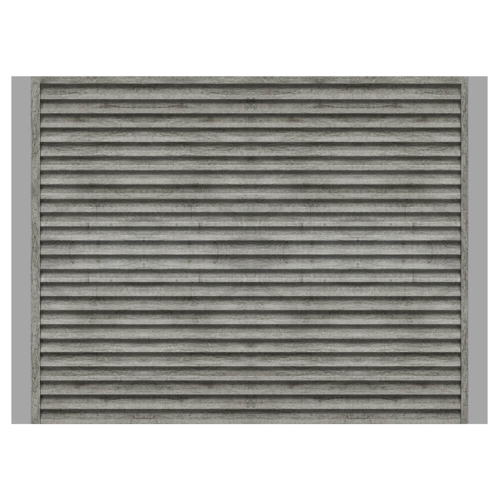 Забор жалюзи ЭКО-Z Винтаж SteelArt односторонний с металлическими столбами