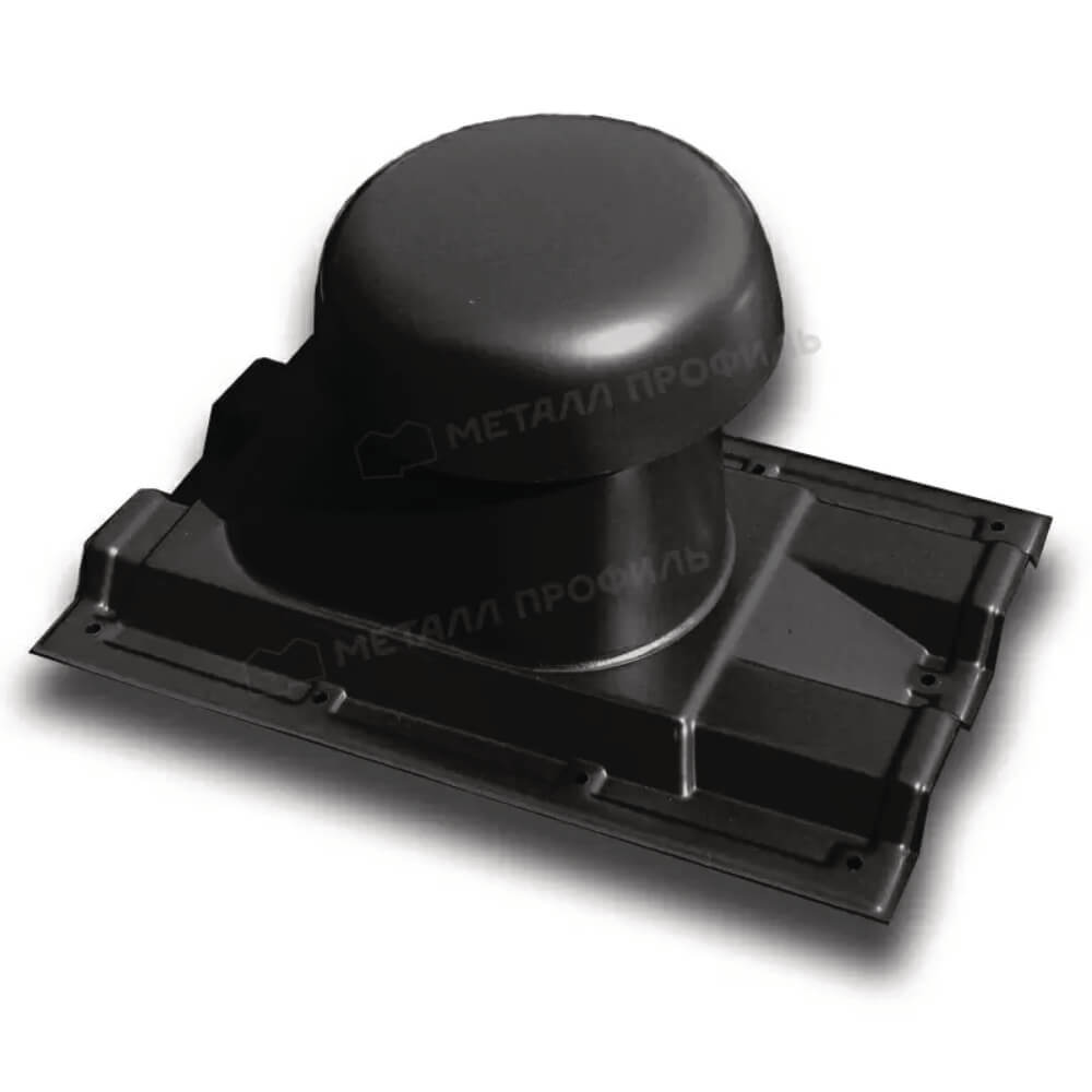 Выход вентиляции кровли универсальный D110-200 для профнастила С-21 черный фото 1