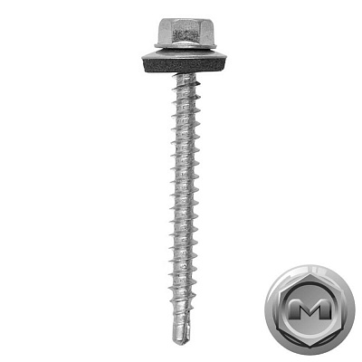 Саморез кровельный DAXMER по дереву Оцинкованный 4,8 50мм