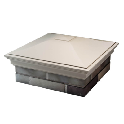 Колпак Монблан Бежевый на столб 2х2 кирпича фото 4